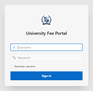 Student and Fee Management Web Portal